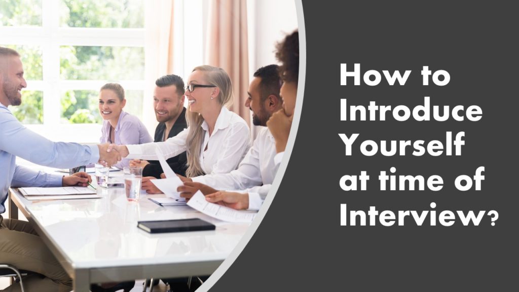 Introduce Yourself Interview Example At Netnatashablog Blog